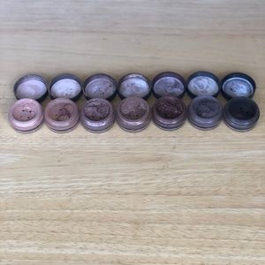 Bare Minerals Eyeshadow Set of 7 Neutral Browns